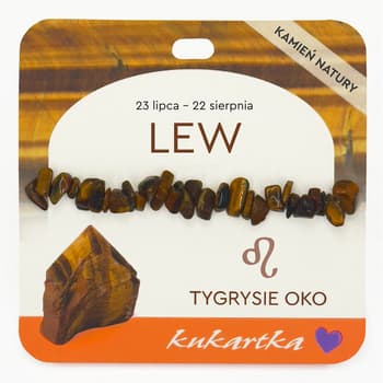 Bransoletka z tygrysiego oka znak zodiaku Lew 2