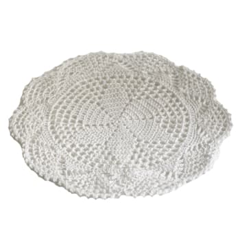 Serwetka koronkowa biała 30 x 30 cm elegancka ESS 2