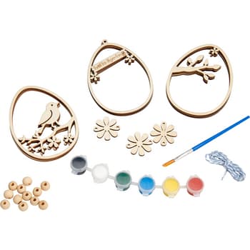 Zestaw do malowania zawieszek wiosennych 3 sztuki 2