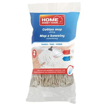 Zapas do mopa bawełnianego Home Sweet Home 2 sztuki 2