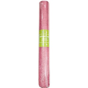 Organza dekoracyjna w kolorze różowym 28 x 300 cm 2