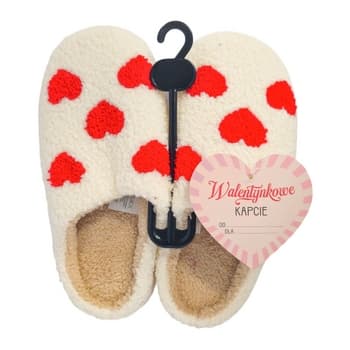 Kapcie w serca mix rozmiary 38-41 2