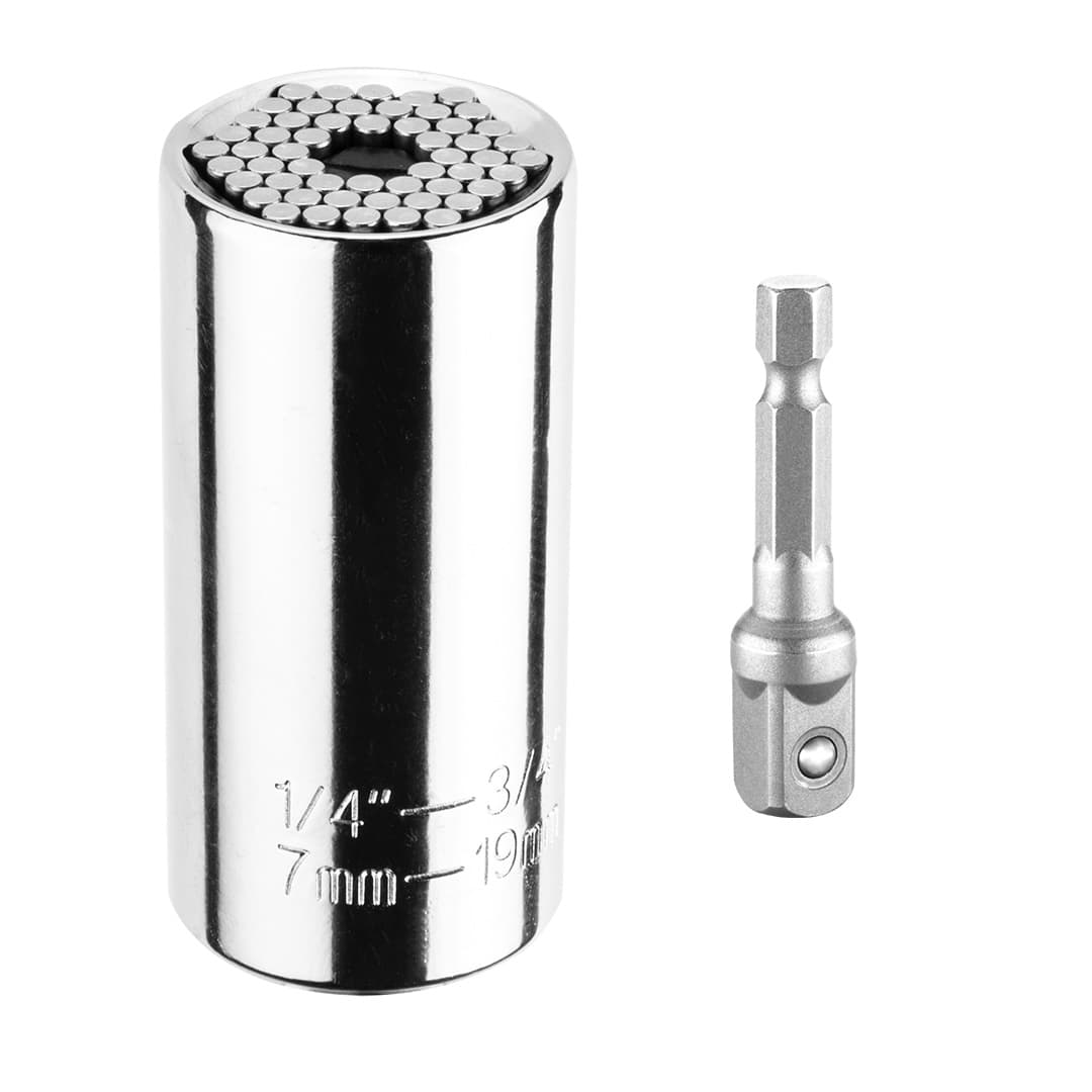 Uniwersalna nasadka do kluczy 7-19 mm z adapterem 9