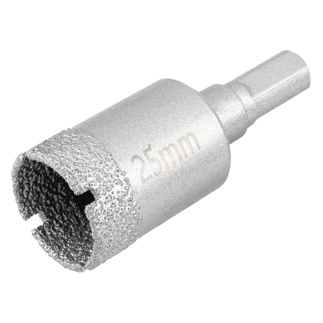 Otwornica diamentowa do wiercenia w gresie 25 mm 2