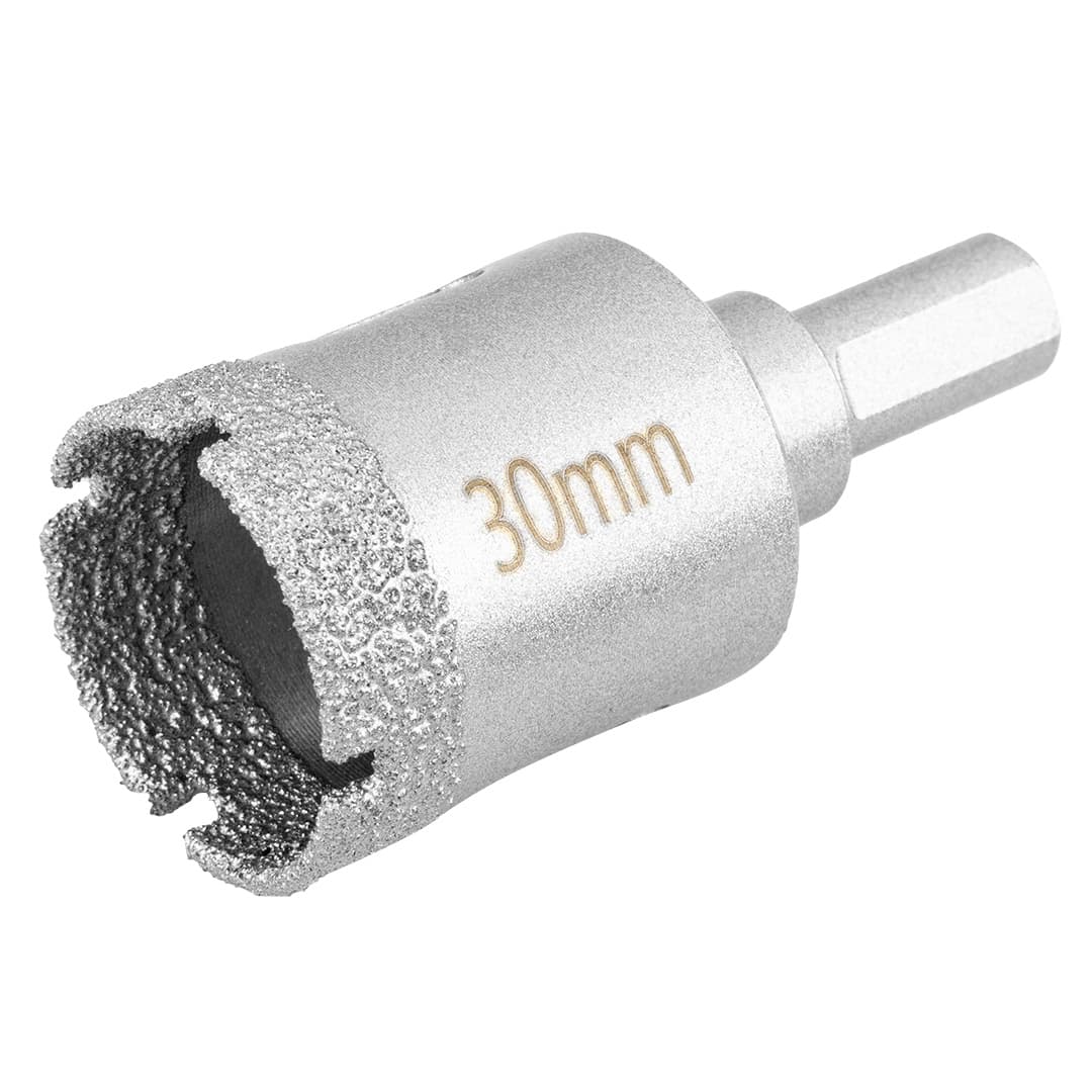 Otwornica diamentowa do gresu, ceramiki i szkła 30 mm 2