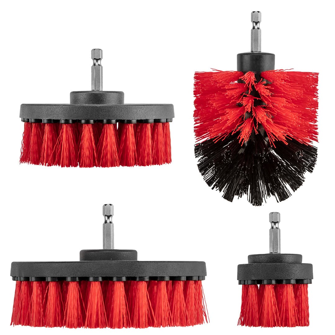 Zestaw szczotek czyszczących do wiertarki 4 sztuki 2