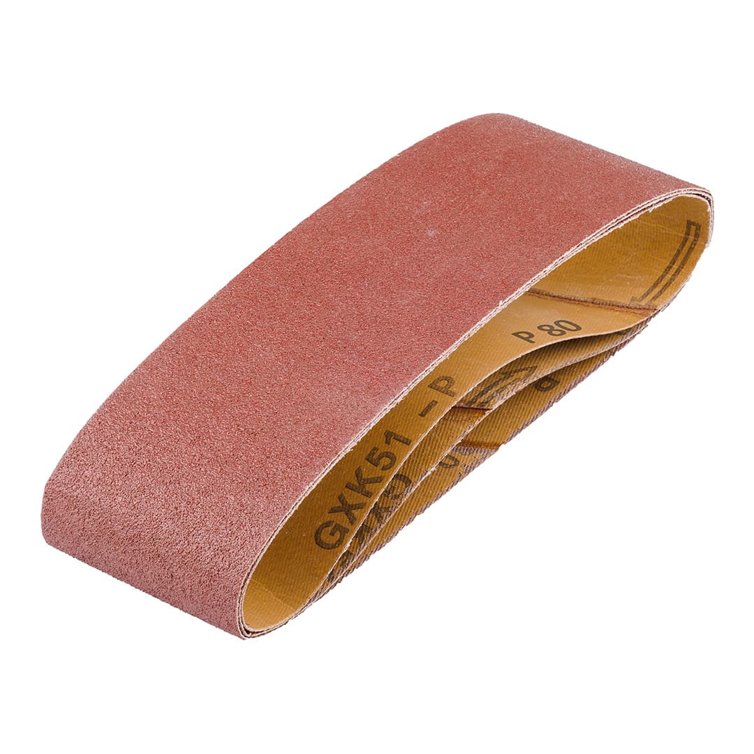 Pasy bezkońcowe 75 x 533 mm, gradacja P80, zestaw 3 sztuki 2