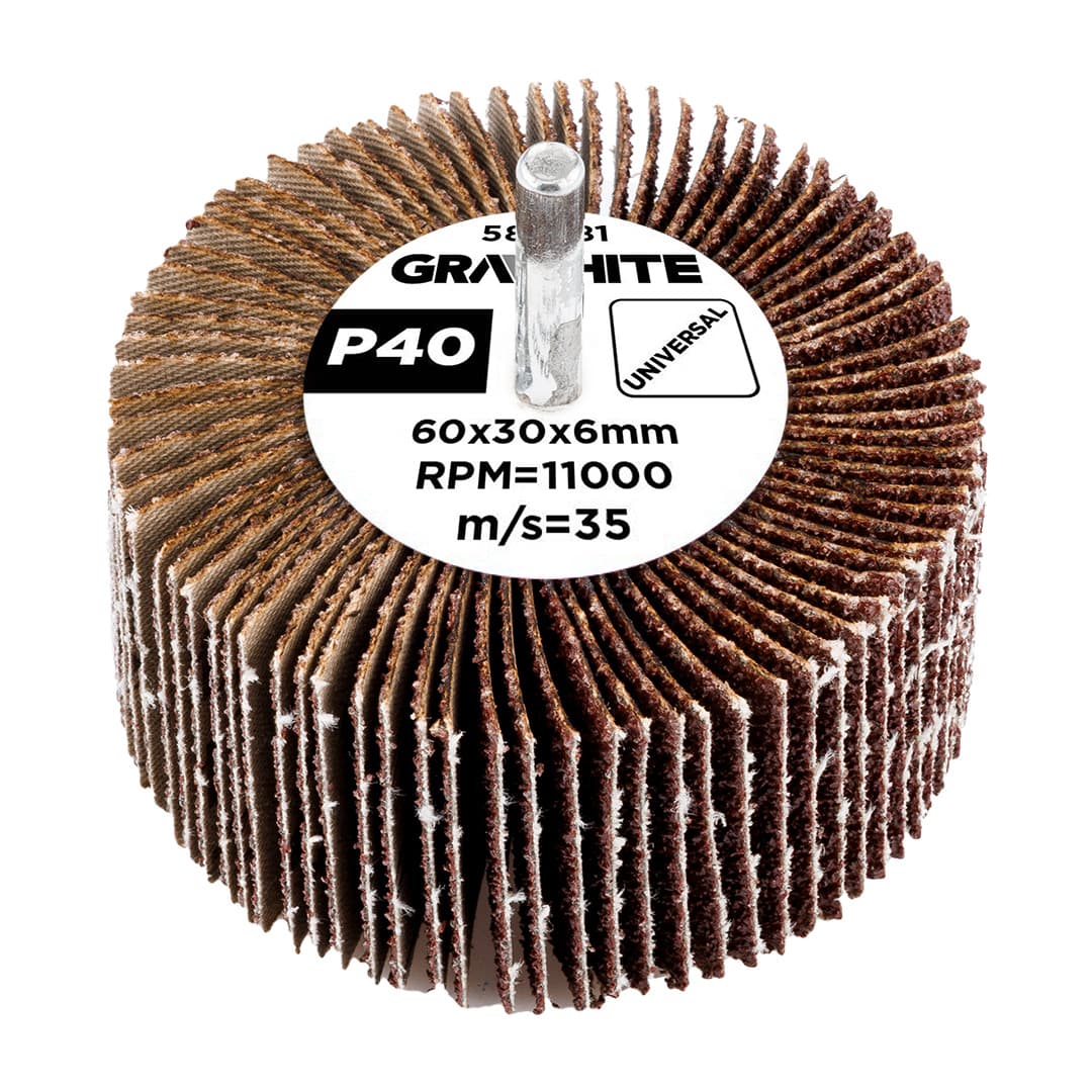 Ściernica listkowa trzpieniowa 60 x 30 x 6 mm, gradacja P40 2