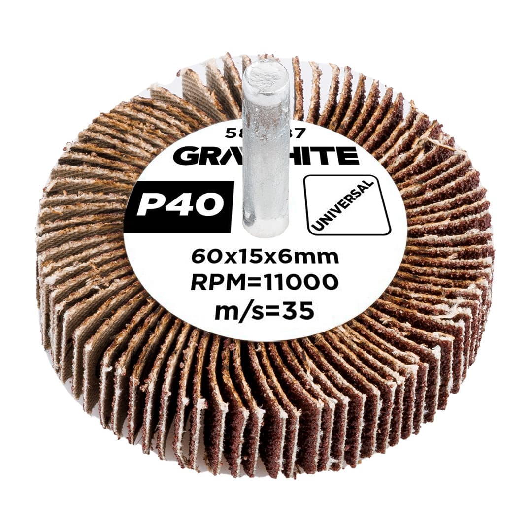 Ściernica listkowa trzpieniowa 60 x 15 x 6 mm, gradacja P40 2