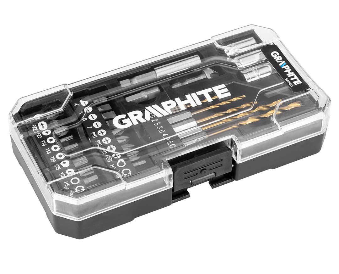 Zestaw wierteł i bitów do różnych materiałów, 50 sztuk 3