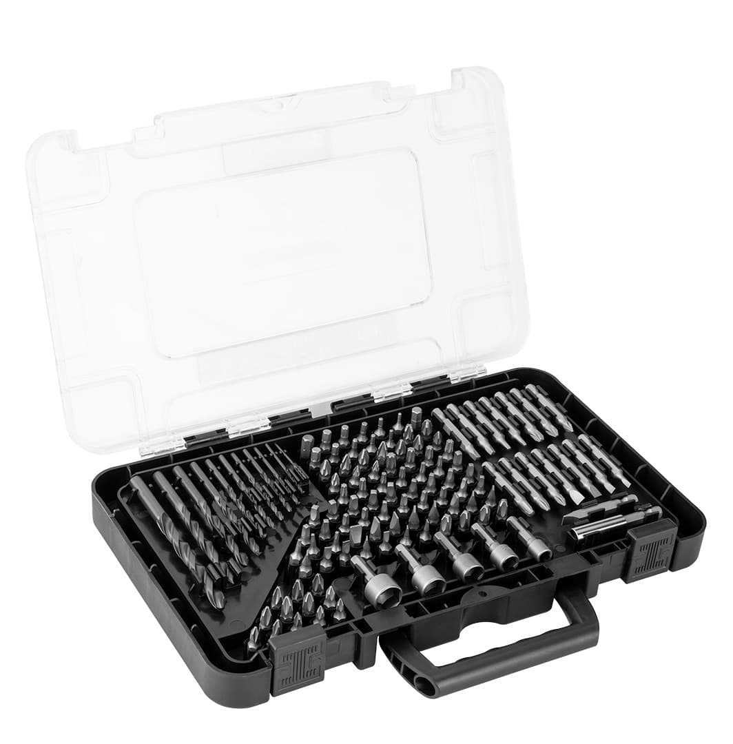 Zestaw wierteł i bitów z nasadkami 120 sztuk 4