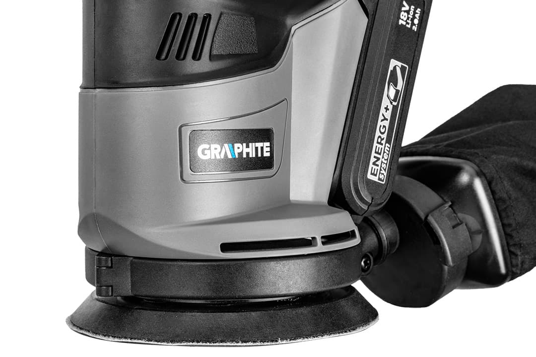 Szlifierka mimośrodowa Energy+ 18V stopa 125 mm 7