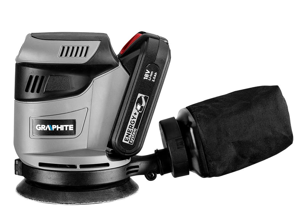 Szlifierka mimośrodowa Energy+ 18V stopa 125 mm 10