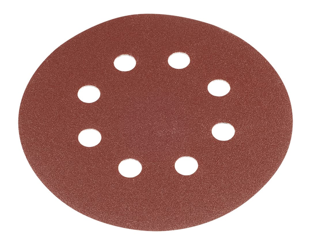 Krążki ścierne na rzep 125 mm, gradacja P100, zestaw 5 sztuk 7