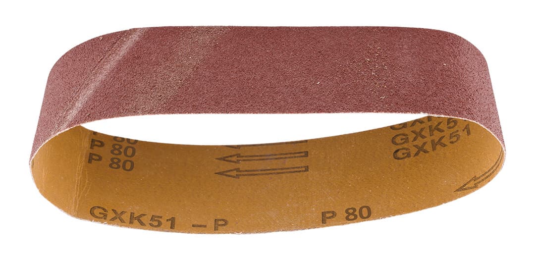 Pasy bezkońcowe 75 x 533 mm, gradacja P80, zestaw 3 sztuki 9