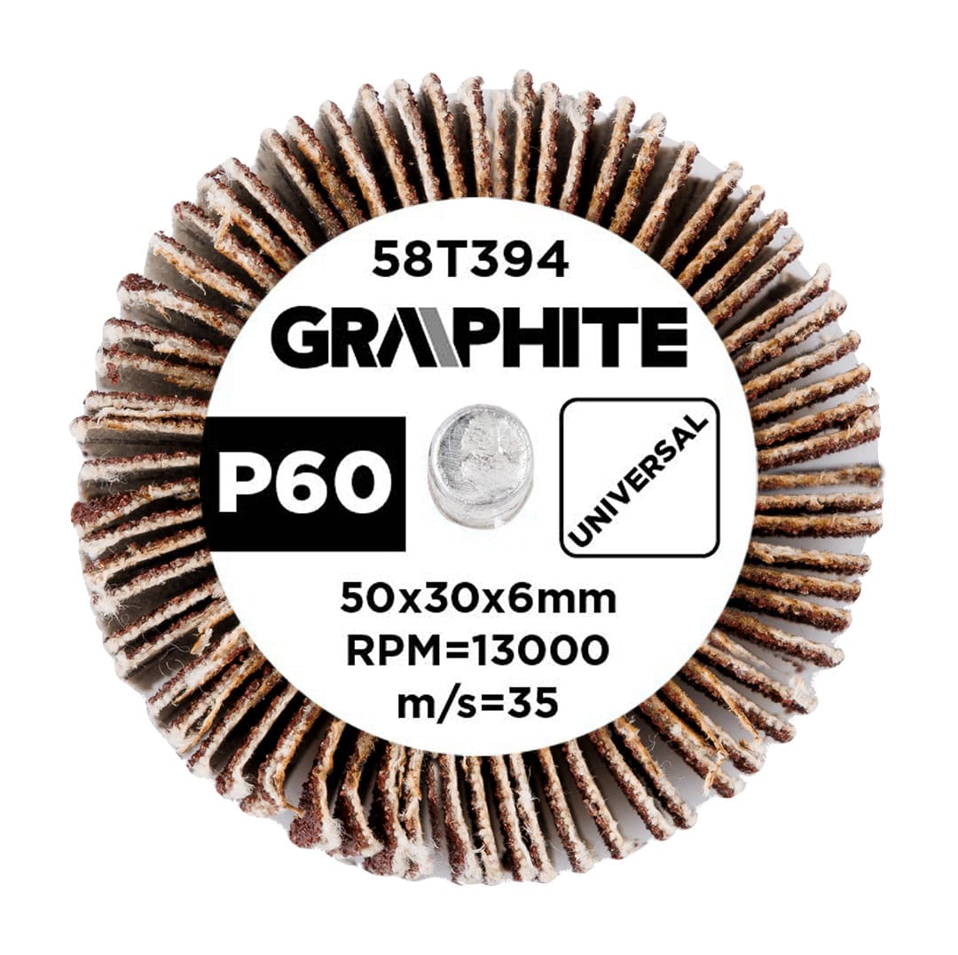 Ściernica listkowa trzpieniowa 50 x 30 x 6 mm, gradacja P60 5