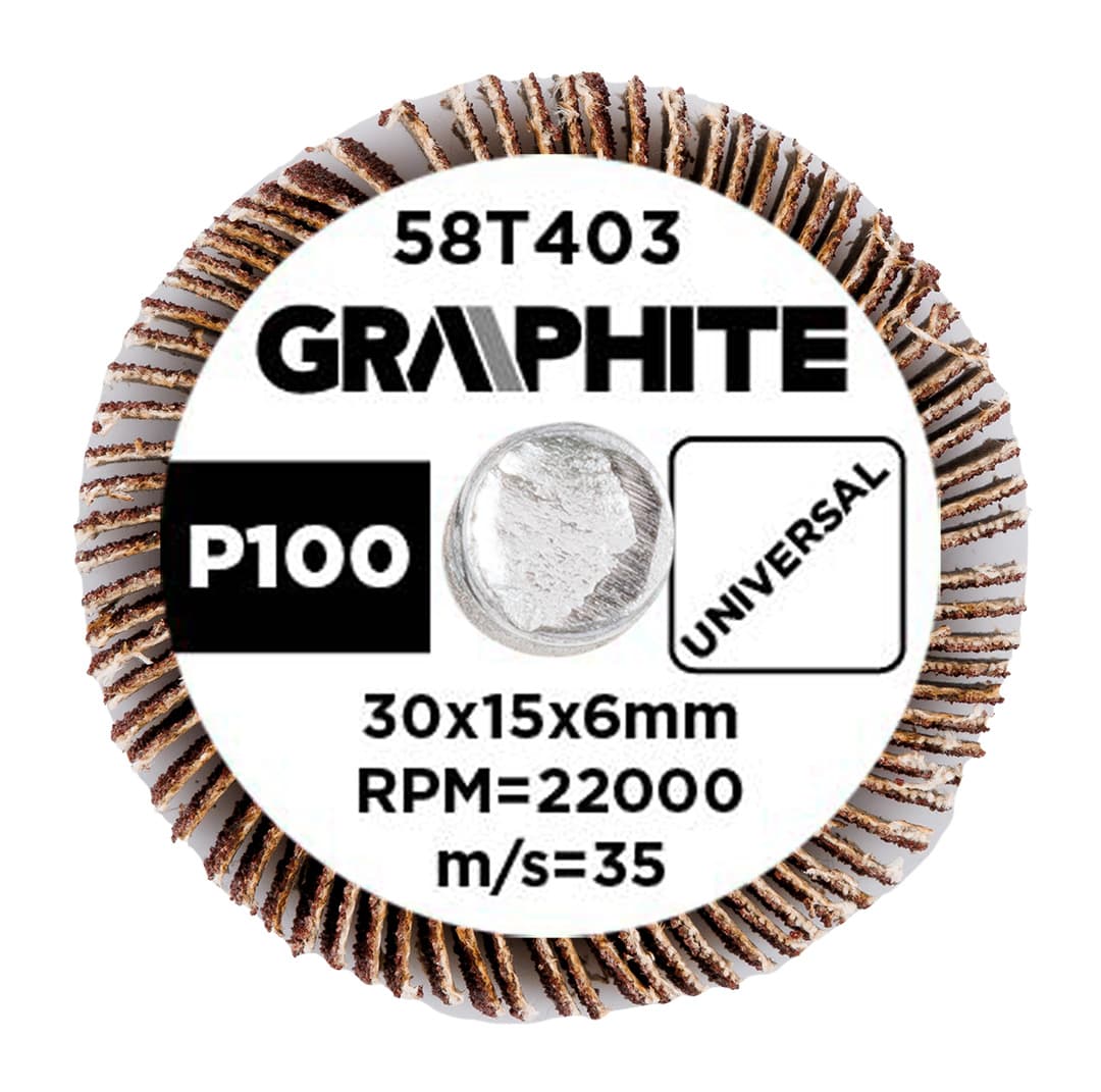 Ściernica listkowa trzpieniowa 30 x 15 x 6 mm, gradacja P100 5