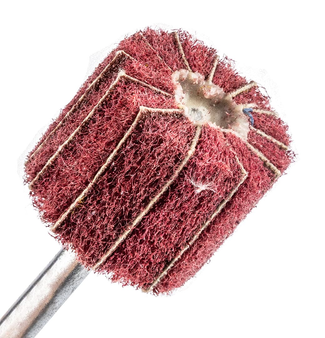 Ściernica listkowa z włókniną ścierną trzpieniowa 30 x 25 x 6 mm, gradacja P40 7