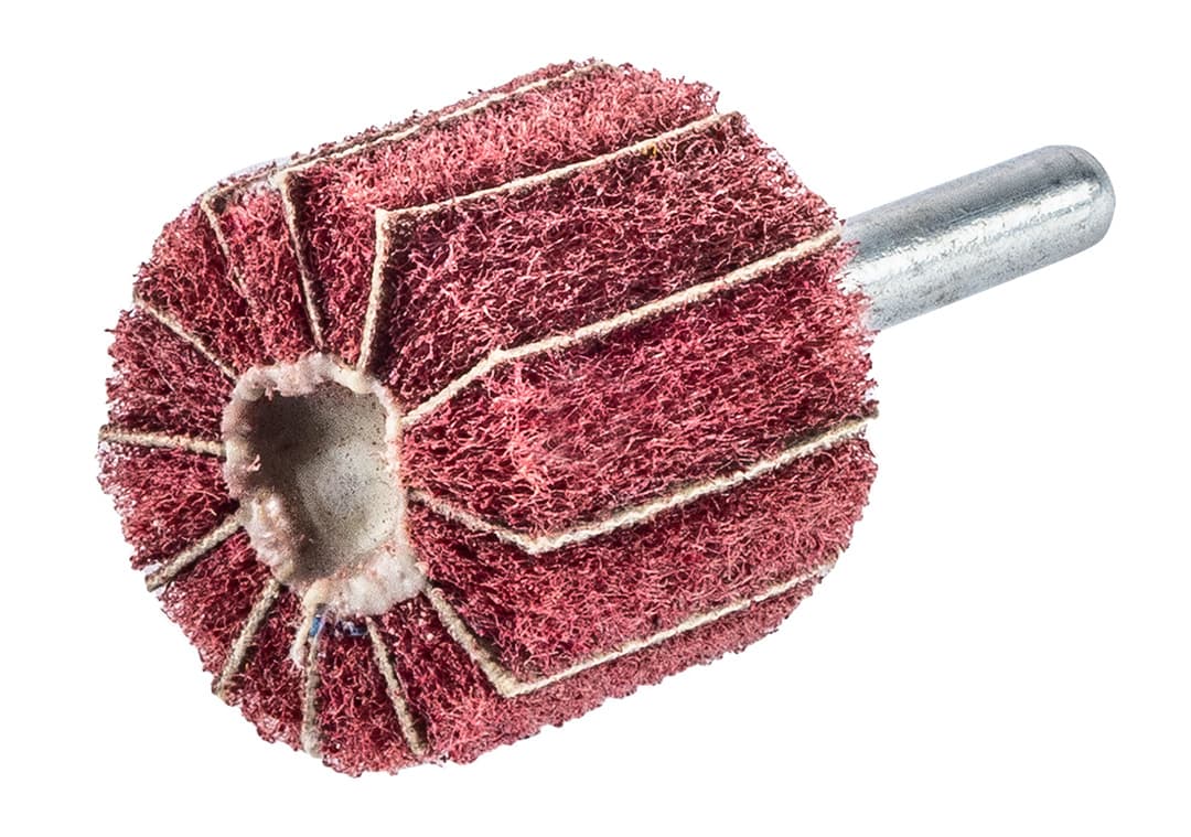 Ściernica listkowa z włókniną ścierną trzpieniowa 30 x 25 x 6 mm, P80 9