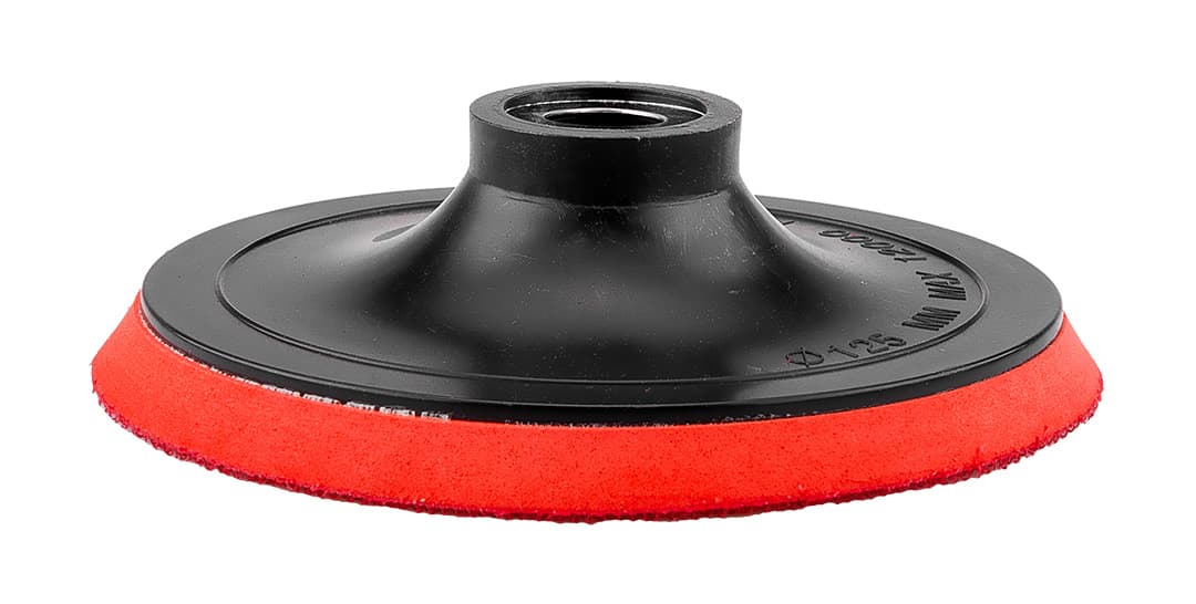 Tarcza mocująca z rzepem 125 mm gwint M14 z trzpieniem 9