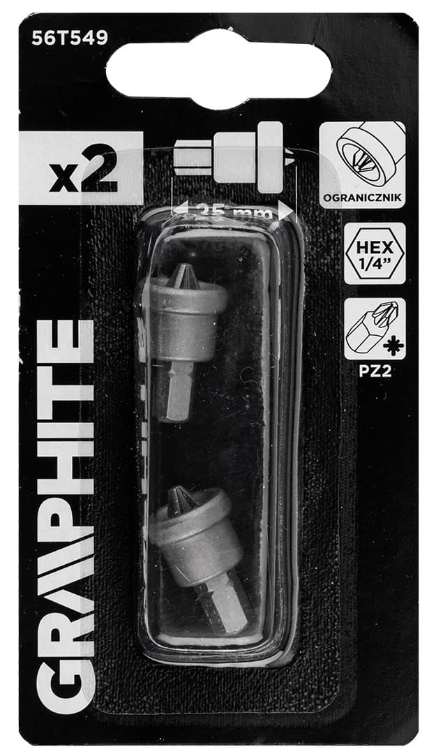 Bity z ogranicznikiem PZ2 25 mm 2 sztuki 5