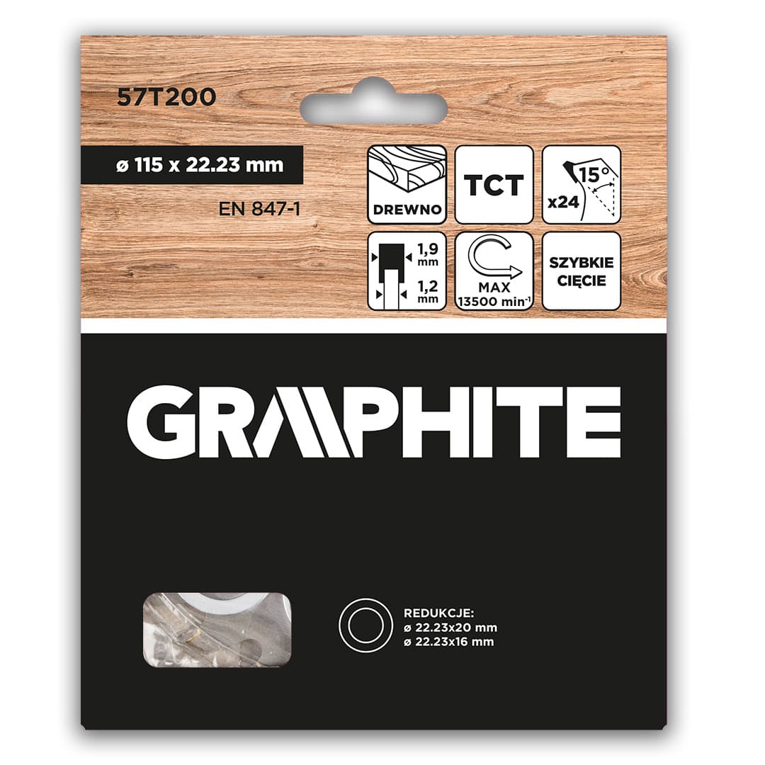 Tarcza widiowa do pilarki 115 x 22.23 mm 24 zęby 3