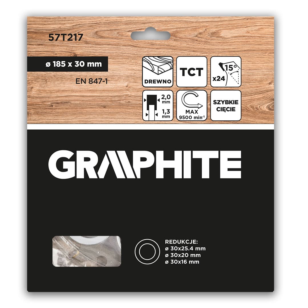 Tarcza widiowa do pilarki 185 x 30 mm 24 zęby 4