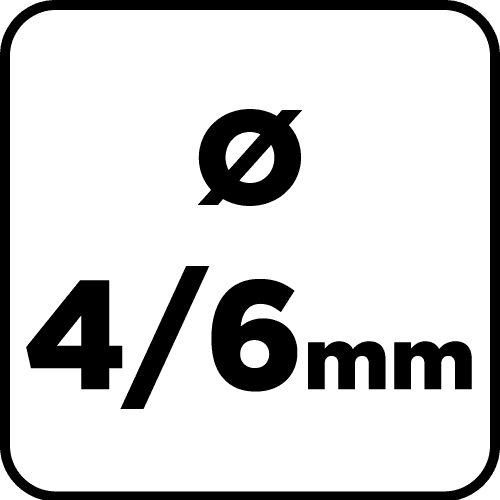 Wiertło do konfirmatów 4/6 mm GRAPHITE 10