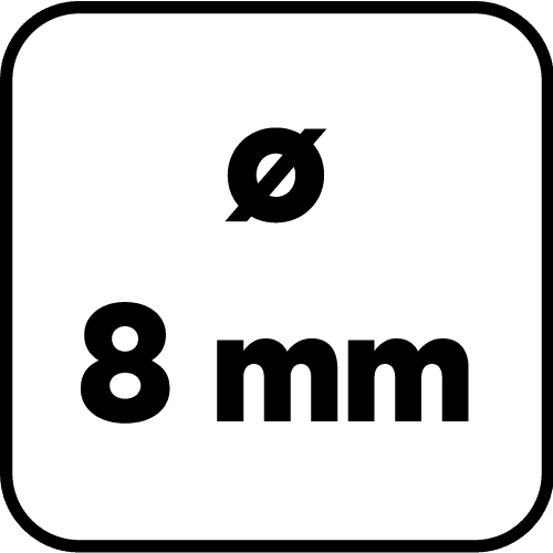 Otwornica diamentowa do gresu, ceramiki i szkła 8 mm 5