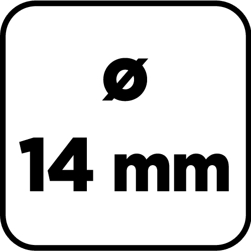 Otwornica diamentowa do gresu ceramiki szkła cegły 14 mm 5