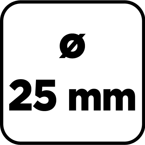 Otwornica diamentowa do wiercenia w gresie 25 mm 5