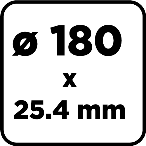 Tarcza diamentowa segmentowa do cięcia 180 x 25.4 mm 10