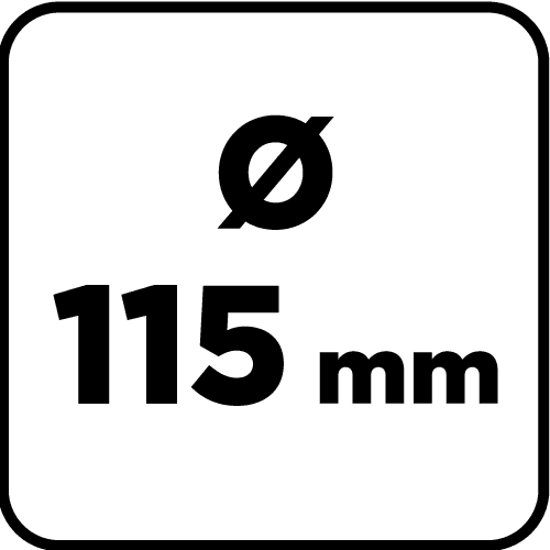 Szczotka druciana tarczowa 115 mm M14 do szlifierki kątowej 5