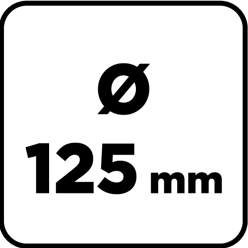 Szczotka druciana tarczowa 125 x 20 mm ze stalowym drutem karbowanym 5