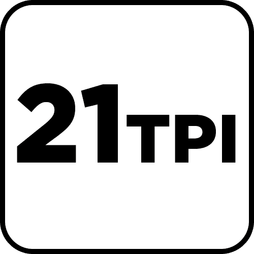 Brzeszczot do wyrzynarki 21 TPI HSS uchwyt typu T 2 sztuki 7