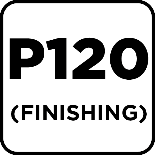 Gąbka ścierna do szlifowania ręcznego 70 x 25 x 100 mm, P120 7