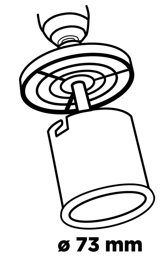 Otwornica wolframowa do cegieł pustaków 73 mm 4