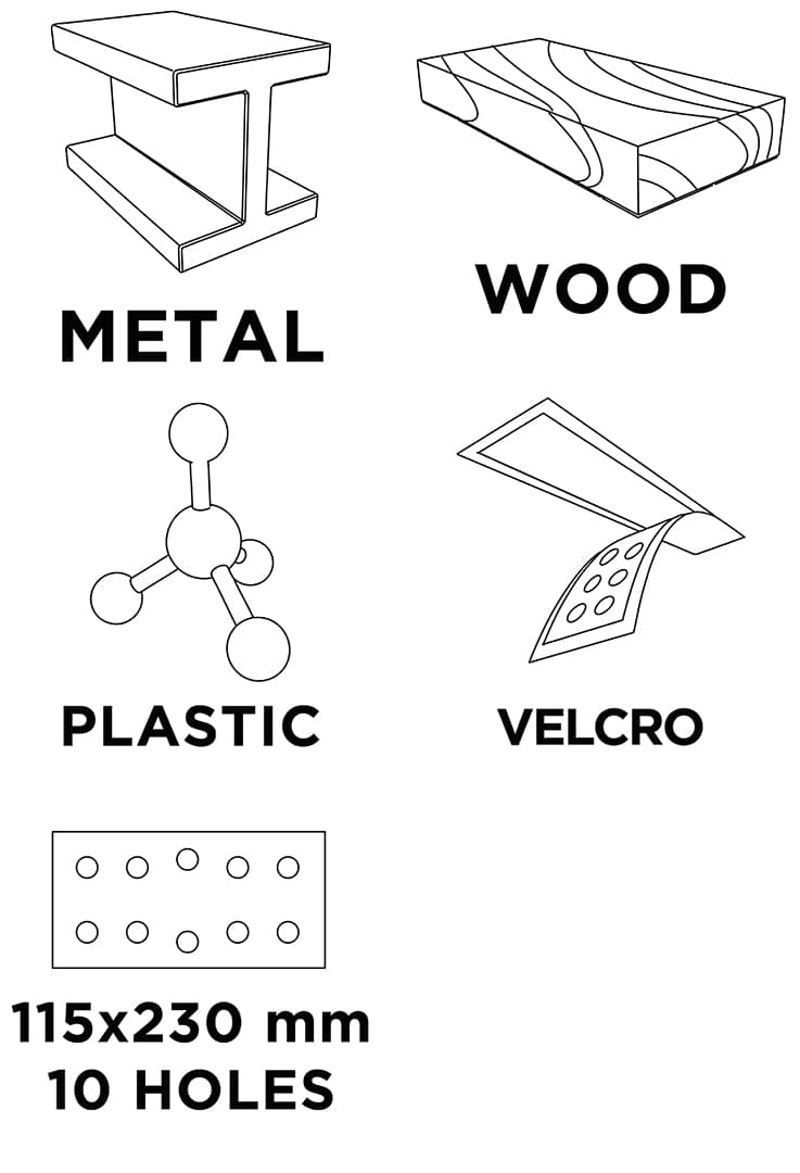 Papier ścierny na rzep 115 x 230 mm, gradacja K40, 5 sztuk 3