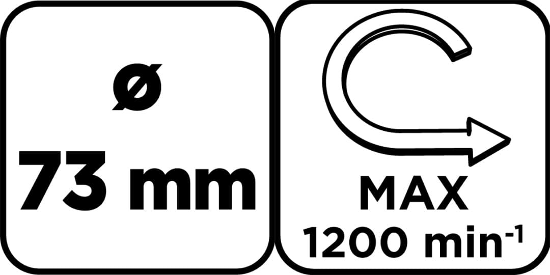 Otwornica wolframowa do cegieł pustaków 73 mm 3