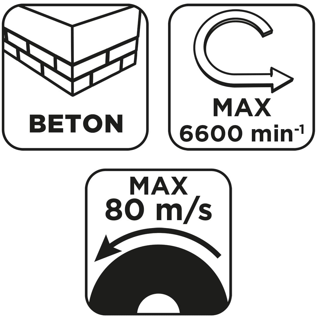 Tarcza korundowa do cięcia betonu 230 x 2.0 x 22.2 mm 3