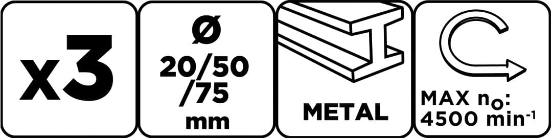 Szczotka druciana tarczowa GRAPHITE 100 mm z trzpieniem 6 mm 6