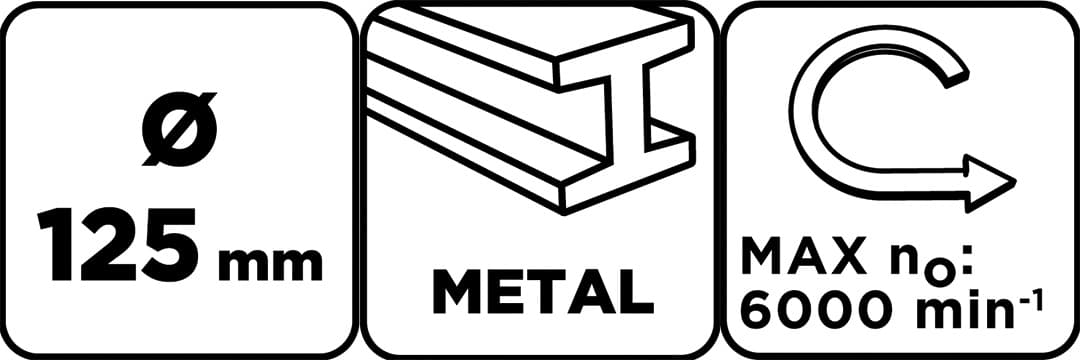 Szczotka druciana tarczowa 125 x 20 mm ze stalowym drutem karbowanym 3