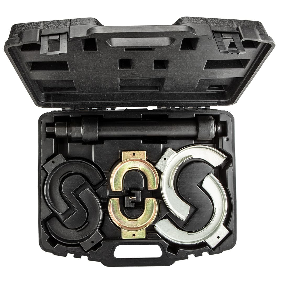 Ściągacz do sprężyn z wymiennymi końcówkami do warsztatu 10