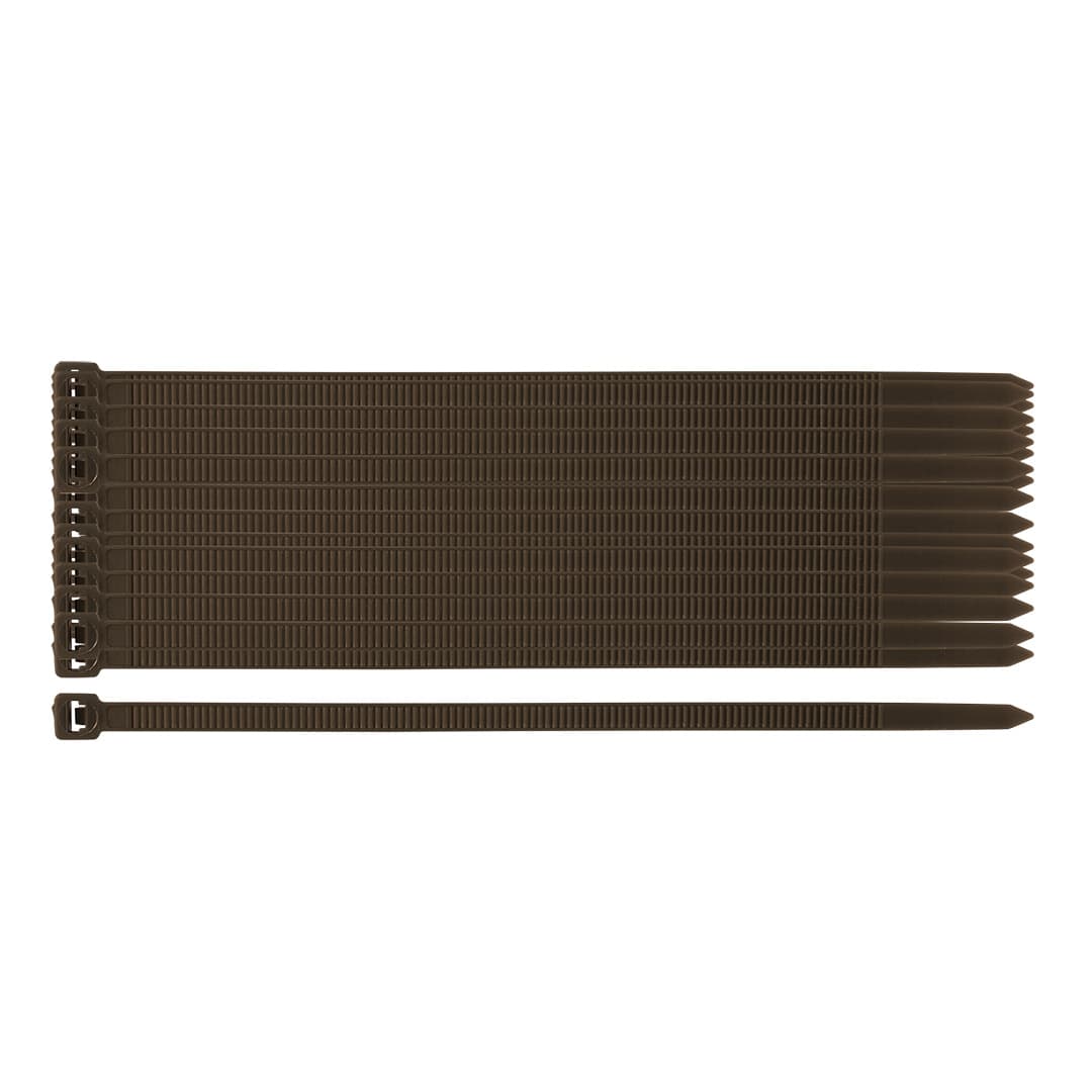 Opaski zaciskowe ogrodowe brązowe 4.8 x 160 mm, 50 sztuk 8