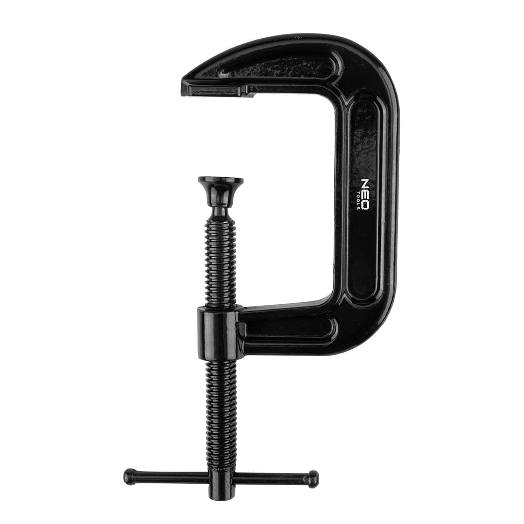 Ścisk stolarski śrubowy typ C (G) 75 mm żeliwny 485 g 2