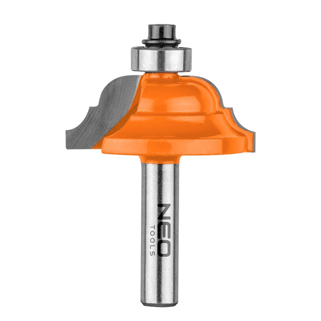 Frez kształtowy z łożyskiem, ozdobny, z węglika spiekanego TCT, 39.3 x 15.9 mm, trzpień 8 mm 2