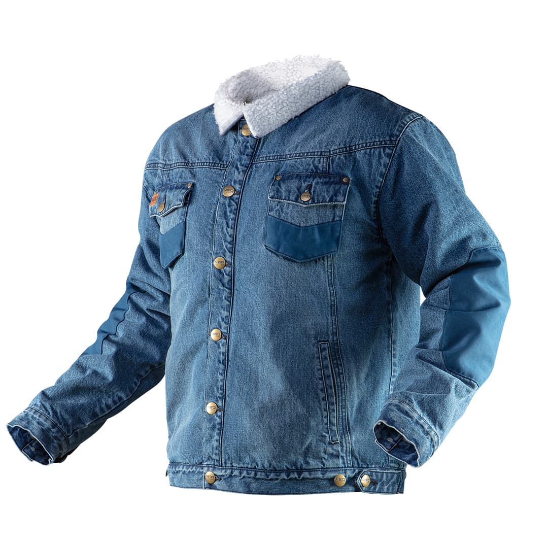Ocieplana kurtka jeansowa DENIM rozmiar L 2