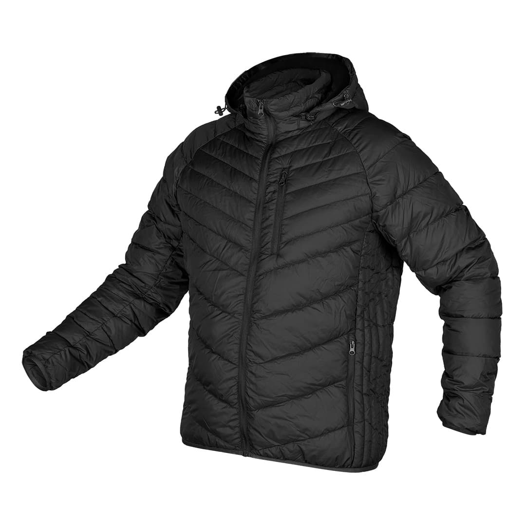 Kurtka pikowana puchowa lekka czarna rozmiar XL 7