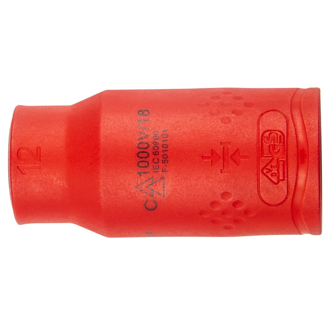 Zestaw kluczy nasadowych 1/2 cala 1000V 19 elementów 10