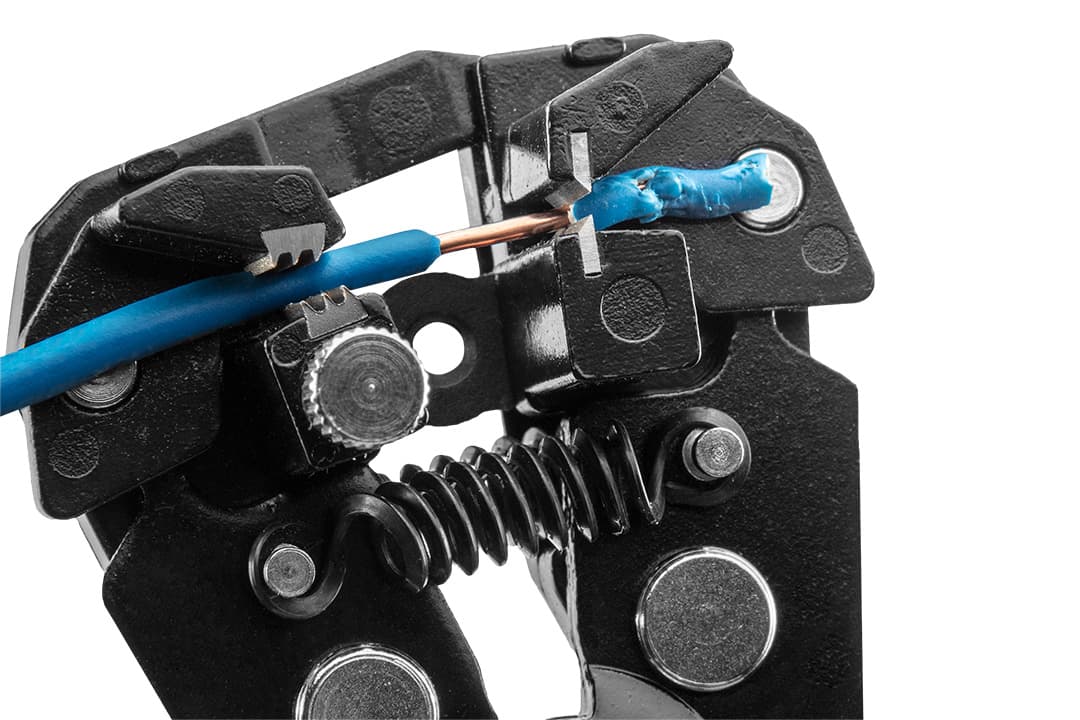 Automatyczny ściągacz izolacji czołowy 160 mm 4